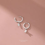 925 Sterling Silver Leaf Earrings for Women Trendy Earring Jewelry Prevent Allergy Party Accessories Gift