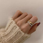 925 Sterling Silver Rings for Women Stackable Finger Rings Trendy Gifts