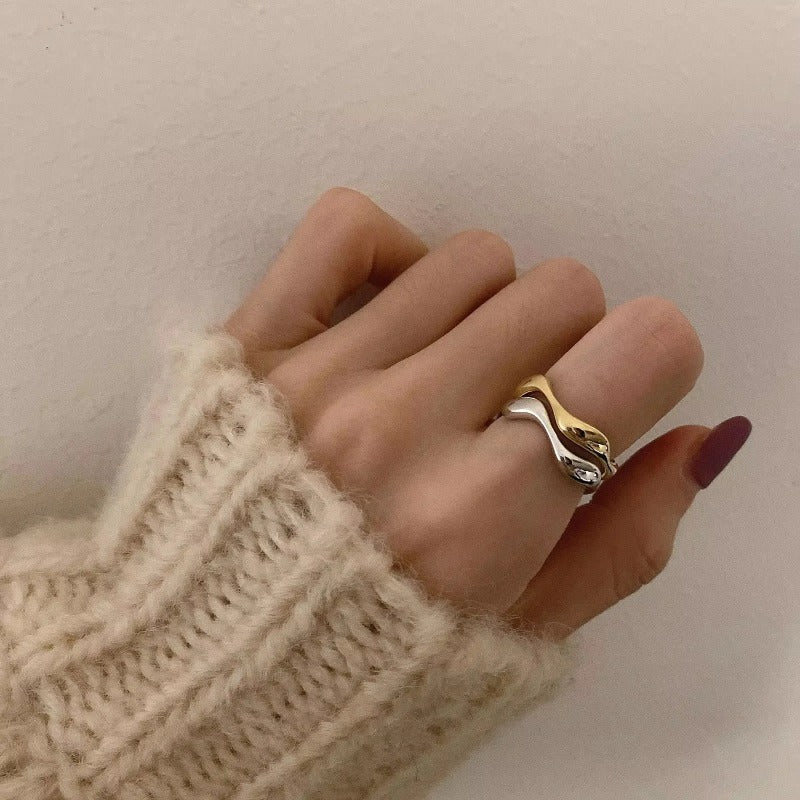 925 Sterling Silver Rings for Women Stackable Finger Rings Trendy Gifts