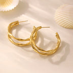 Minimalist Double Layer  Earrings for Women