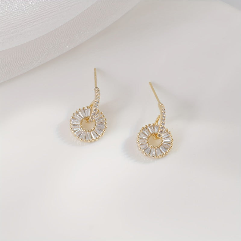 Earrings for Women Jewelry Dainty Elegant 18K Gold Plated Plated