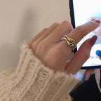 925 Sterling Silver Rings for Women Stackable Finger Rings Trendy Gifts