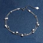 Silver Bracelets for Women 925 Sterling Silver Shiny Zircon Flower Wedding Jewelry