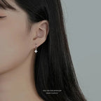 925 Sterling Silver Leaf Earrings for Women Trendy Earring Jewelry Prevent Allergy Party Accessories Gift