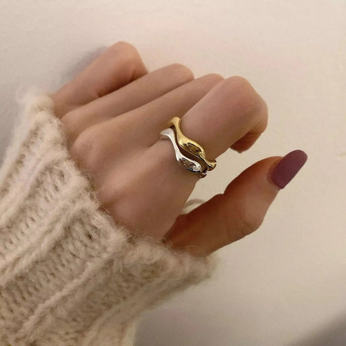 925 Sterling Silver Rings for Women Stackable Finger Rings Trendy Gifts
