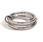Layers Rhinestone Rings for Women  Jewelry Girls Charm GIfts