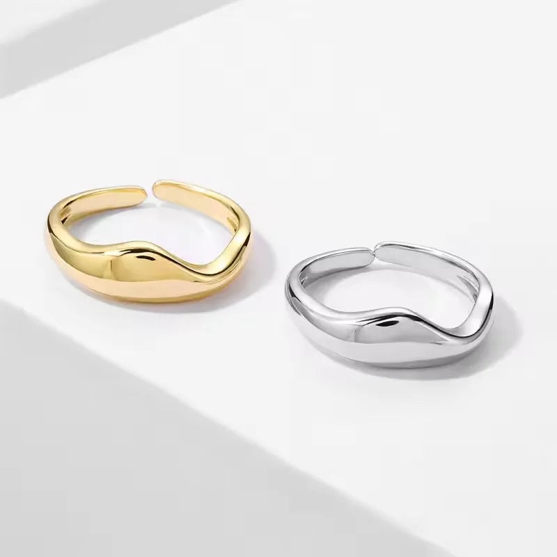 925 Sterling Silver Rings for Women Stackable Finger Rings Trendy Gifts