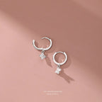 925 Sterling Silver Leaf Earrings for Women Trendy Earring Jewelry Prevent Allergy Party Accessories Gift