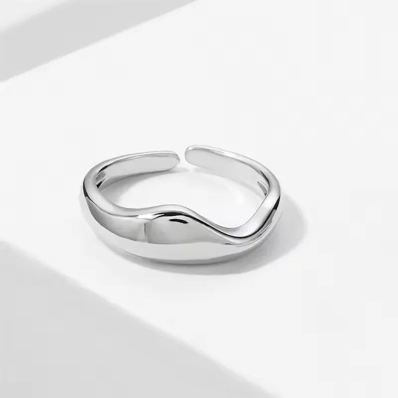 925 Sterling Silver Rings for Women Stackable Finger Rings Trendy Gifts