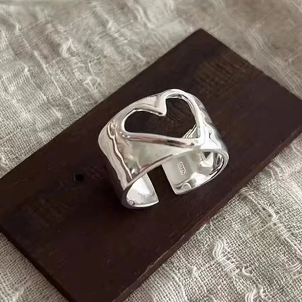 925 Sterling Silver Rings for Women Stackable Finger Rings Trendy Gifts