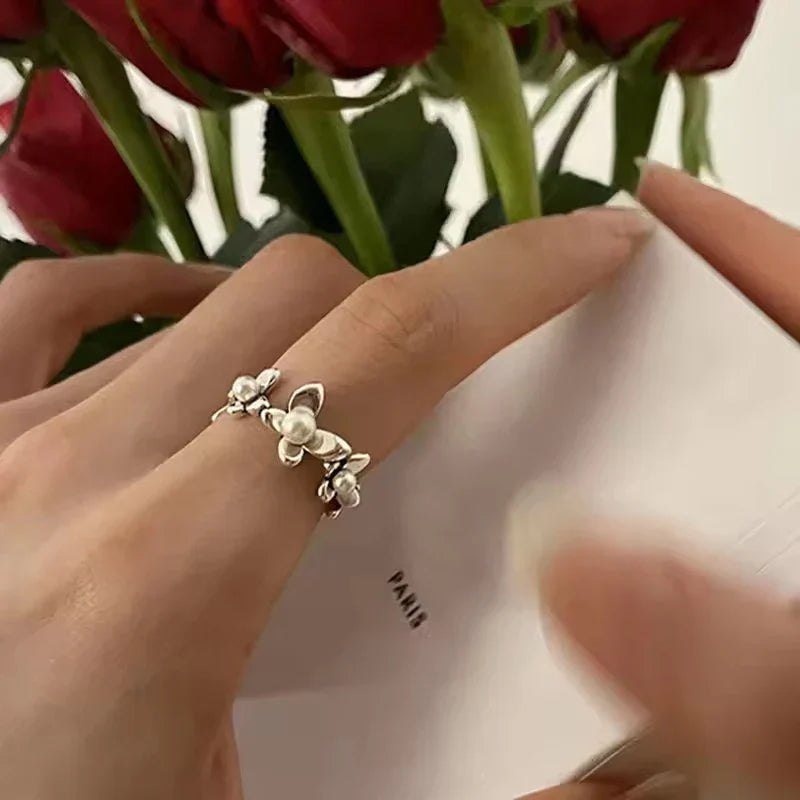 925 Sterling Silver Rings for Women Stackable Finger Rings Trendy Gifts