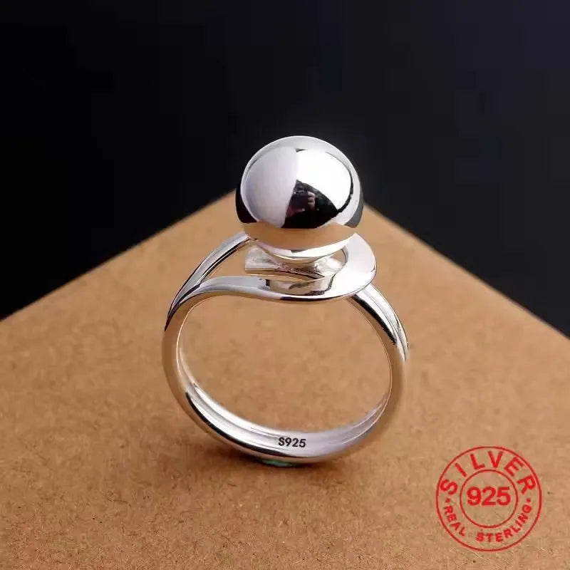 925 Sterling Silver Rings for Women Stackable Finger Rings Trendy Gifts