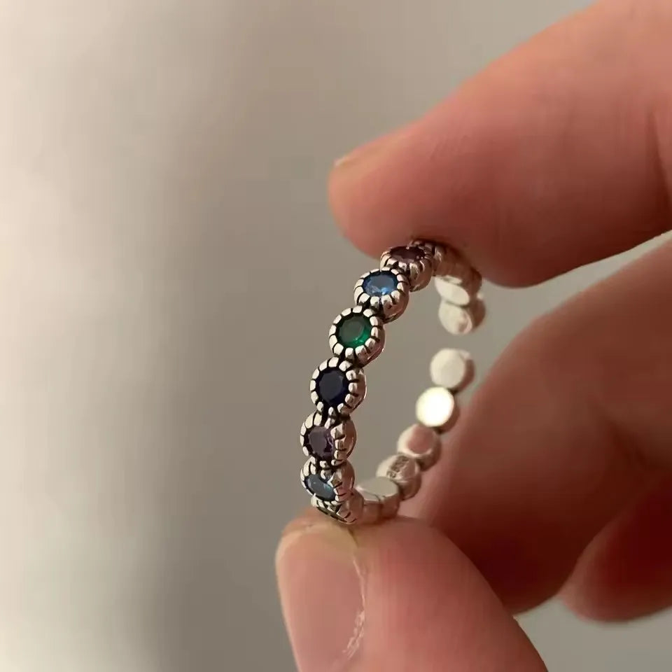 925 Sterling Silver Rings for Women Stackable Finger Rings Trendy Gifts