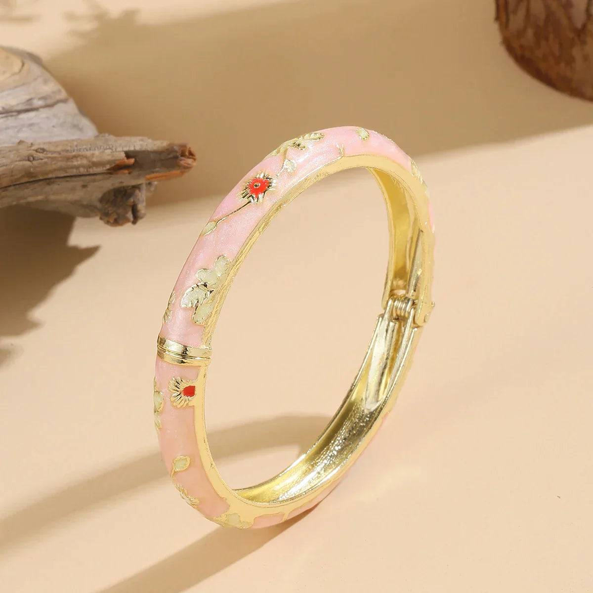 Vintage Gold Bracelets for Women Small Flower Elegant Jewelry