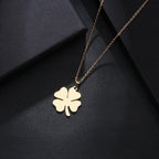 Necklace For Women Clover Gold Color Pendant Necklace Engagement Jewelry