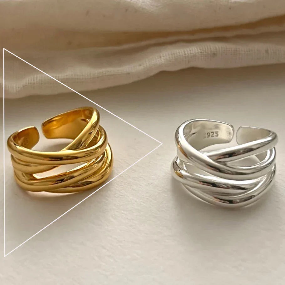 925 Sterling Silver Rings for Women Stackable Finger Rings Trendy Gifts
