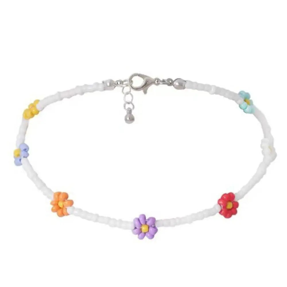 Bohemia Necklace for Women Fashion Short Daisy Jewelry Gift Flowers Choker