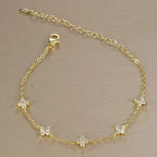 Silver Bracelets for Women 925 Sterling Silver Shiny Zircon Flower Wedding Jewelry