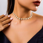 Flower Daisy Clavicle Necklace for Women Wed Summer Sweet Short Choker Y2K Statement Jewelry Gift