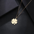 Necklace For Women Clover Gold Color Pendant Necklace Engagement Jewelry