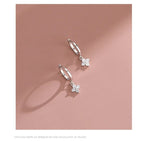 925 Sterling Silver Leaf Earrings for Women Trendy Earring Jewelry Prevent Allergy Party Accessories Gift
