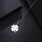 Necklace For Women Clover Gold Color Pendant Necklace Engagement Jewelry