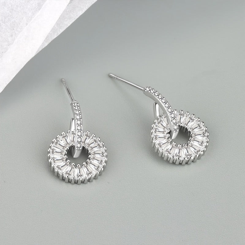 Earrings for Women Jewelry Dainty Elegant 18K Gold Plated Plated