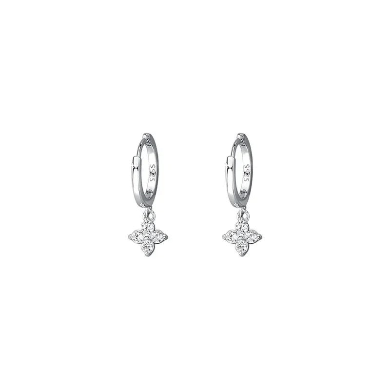 925 Sterling Silver Leaf Earrings for Women Trendy Earring Jewelry Prevent Allergy Party Accessories Gift